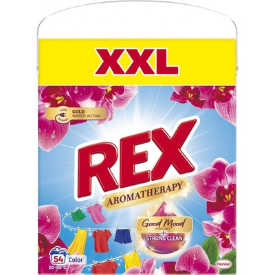 Rex Prací prášek Aromatherapy Orchid Color 54 PD 2,97 kg