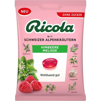 Ricola Malina meduňka bez cukru 75 g