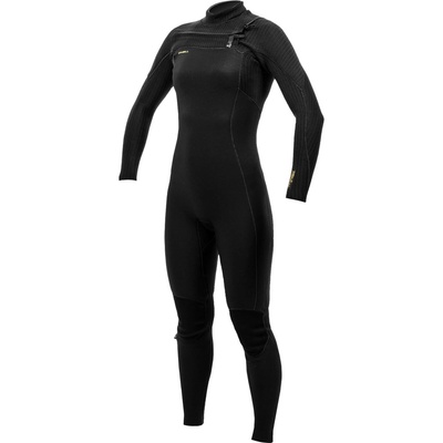 O'Neill Wms Hyperfreak 5/4+ Chest Zip Full black/black
