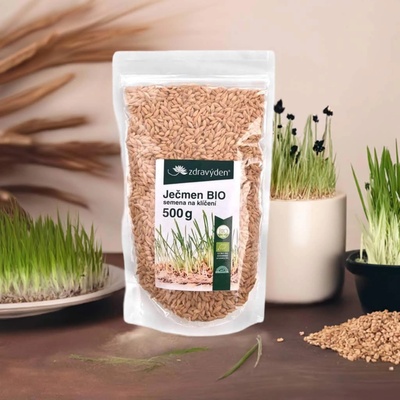 ZdravýDen Bio Ječmen semena na klíčení 0,5 kg