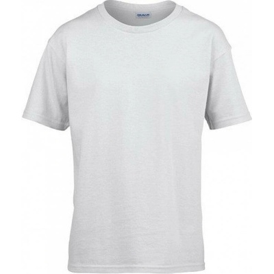 Gildan bavlněné měkké tričko Softstyle bílá