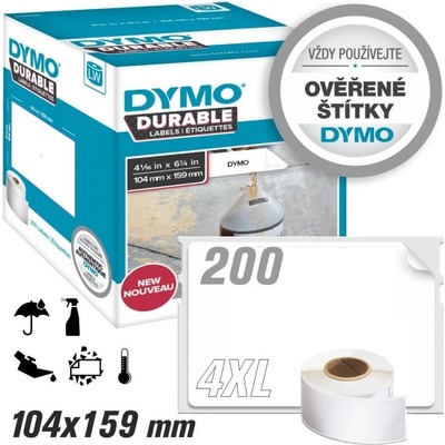 Štítky Dymo LW Durable - odolné, 104x159 (1933086) 200ks (4XL)
