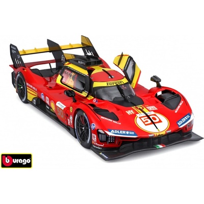 BburagoFerrari Racing 499P nr.50 Red 24H Le Mans Champion 2024 1:18