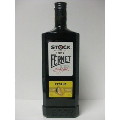 Fernet Stock Citrus 27% 1 l (holá láhev)