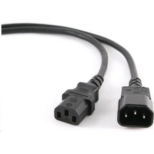 CABELEXPERT kábel napájací predl., C13-C14 PC-Monitor, 0,75mm2, 1,8m