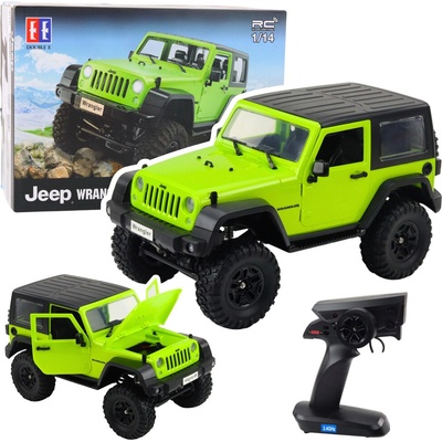 Double E 27416 RC Jeep Wrangler Rock Crawler zelený 1:14