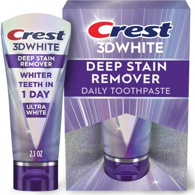 Procter & Gamble Crest 3D White Brilliance DEEP STAIN REMOVER Ultra White bělicí 59 g – Hledejceny.cz