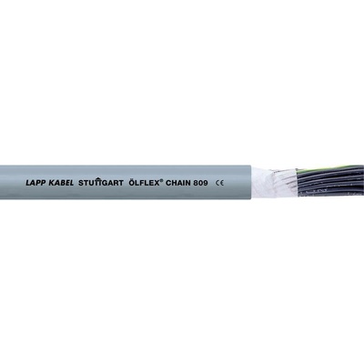 Lapp 1026725/100 vedenie ťažnej reťaze ÖLFLEX® CHAIN 809 3 G 1.5 mm² sivá 100 m