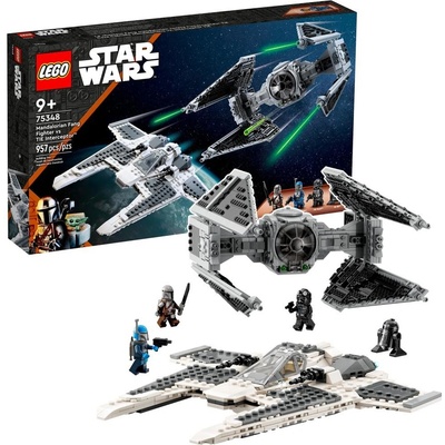 LEGO® Star Wars™ 75348 Mandalorianská stíhačka třídy Fang proti TIE Interceptoru