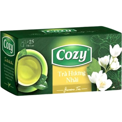 Cozy Zelený čaj Jasmín aromatický asijský čaj 25 x 2 g