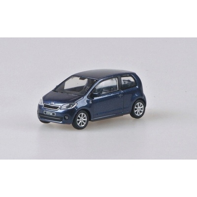 Abrex škoda CITIGO 2011 3 dveře Night Metalíza Modrá 1:43