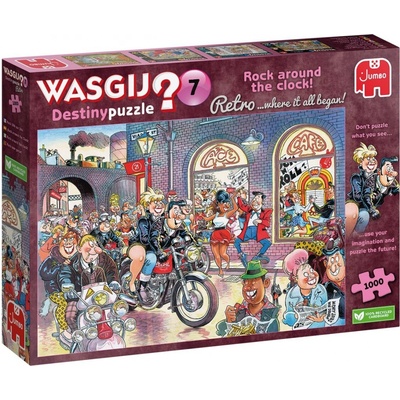 WASGIJ JUMBO Destiny 7 Rock around the Clock! 1000 dílků