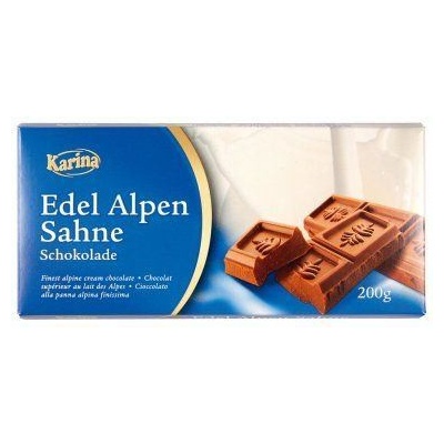 Karina Edel Alpen Sahne Schokolade 200 g