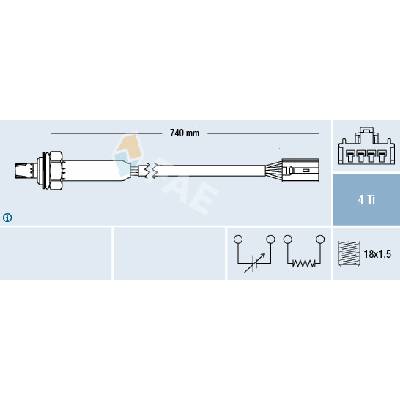 Lambda sonda FAE 77189