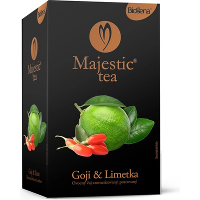 Biogena Čaj Majestic Tea Goji Limetka 20 x 2,5 g