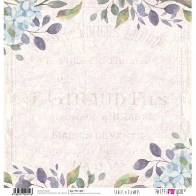 Scrapbookový papír LADIES & FLOWERS - Scrap paper LADIES & FLOWERS