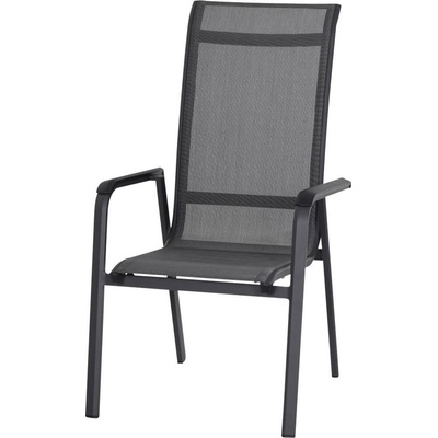 Siena Garden Tesoro M29542 zahradní židle hliník, plast antracit (matný), černá, stříbrná – Hledejceny.cz