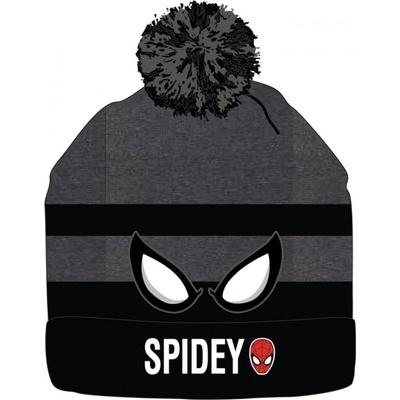 chlapecká zimní čepice kulich SPIDERMAN šedá