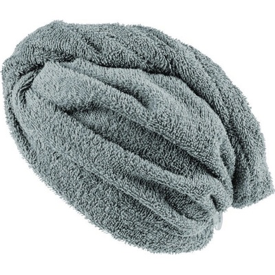 Xpose froté turban na vlasy Verona 30 x 75 cm svetlo sivá