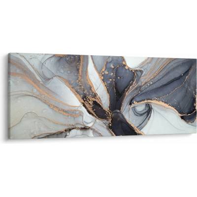 Obraz - Šedý mramor, jednodielne 120x50 cm