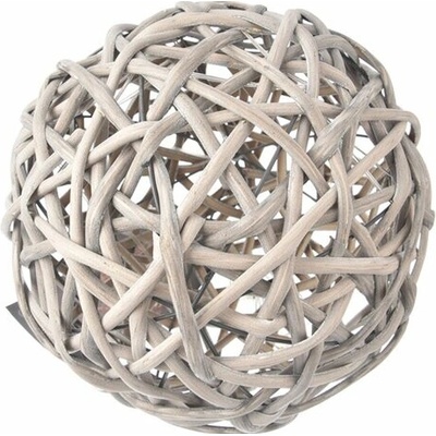Orion Koule ratan 10 LED časovač šedá pr. 15 cm