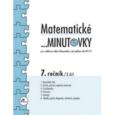 Matematické minutovky pro 7.ročník 2.díl