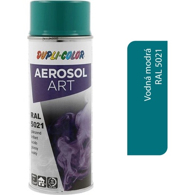 Dupli color Aerosol Art Lesk, rýchloschnúci-univerzálny akrylát v spreji - Ral 5021 400ml