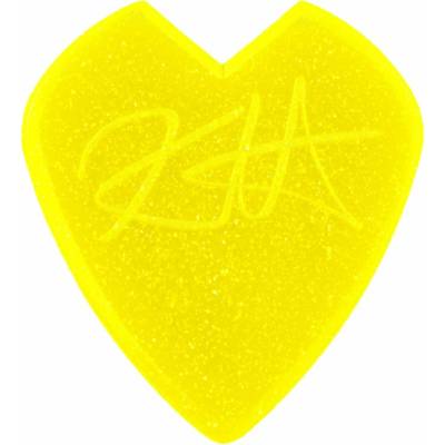Dunlop Kirk Hammett Jazz III Pick Yellow Glitter, 6 ks
