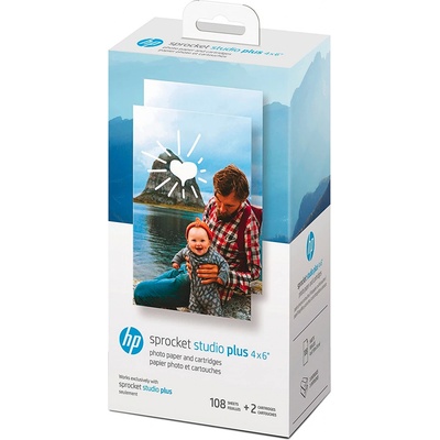 HP Sprocket Studio Plus Cartridge 4x6" 108-pack