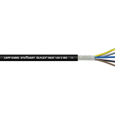 Lapp ÖLFLEX® HEAT 125 C MC 1024436/500 riadiaci kábel 5 G 2.5 mm², 500 m, čierna
