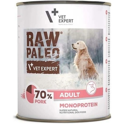 VetExpert Raw Paleo Adult Mono Vepřové 800 g