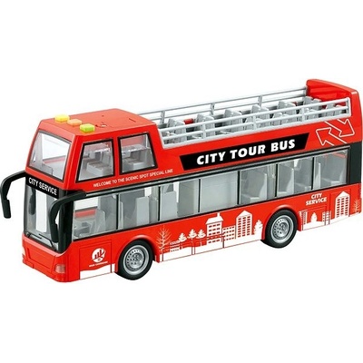 Lamps Autobus dvoupatrový vyhlídkový červený na baterie