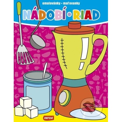 Omalovánky-Maľovanky Nádobí-Riad