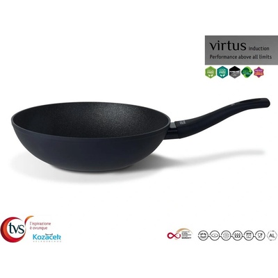 TVS Nepriľnavá panvica WOK 28 cm VIRTUS vrátane indukcie