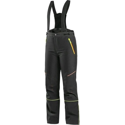 CXS Safety Dětské zimní softshellové kalhoty TRETON černá