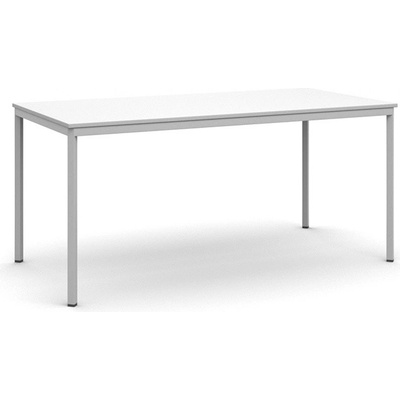 B2B Partner 160 x 80 cm šedá podnož bílá 555751