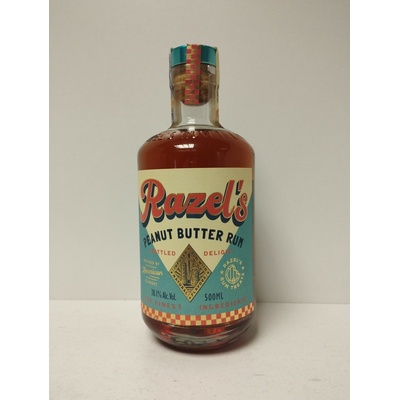 RAZEL'S PEANUT RUM 38,1% 0,5 l (holá láhev)