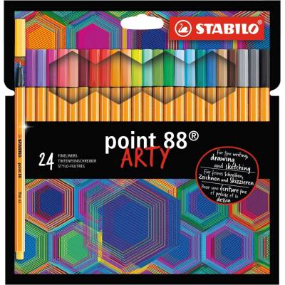 Stabilo Point 88 25 rôznych farieb