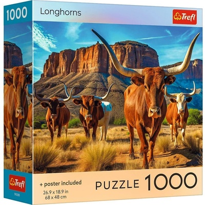 Trefl 1000 USA Collection Longhorns