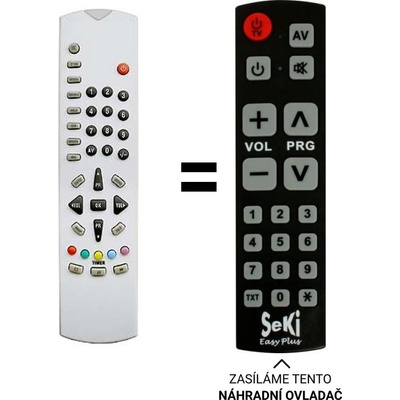 Dálkový ovladač ECG, Senior Beko Y96187R-2 – Hledejceny.cz