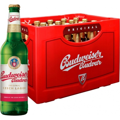 Budweiser Budvar 12 světlý ležák 5% 0,33 l (sklo)
