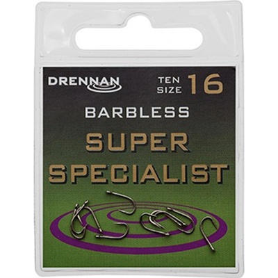 Drennan Super Specialist s očkem bez protihrotu vel.8 10 ks