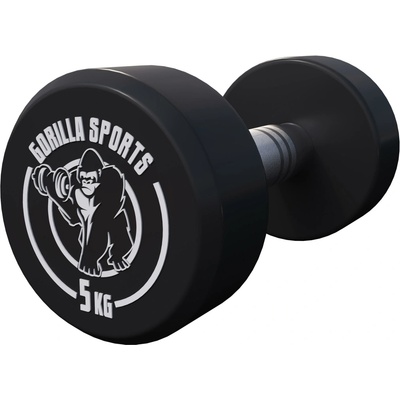 Gorilla Sports jednoruční činka 5 kg