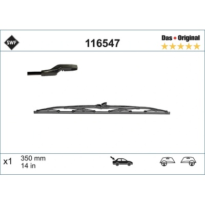 SWF Das Rear 350 mm 116547