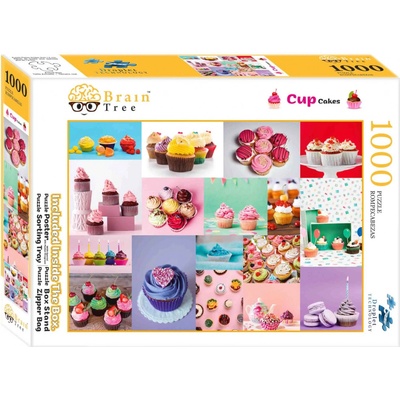 Brain Tree Dortíky Cupcakes 1000 dielov