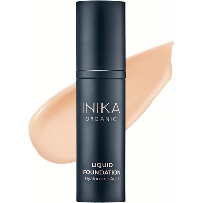 Inika Organic Make-up Liquid Foundation with Hyaluronic Acid Nude 30 ml