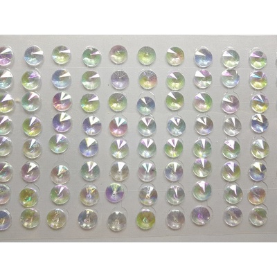 Nalepovacie kamienky 10 mm transparent DY655