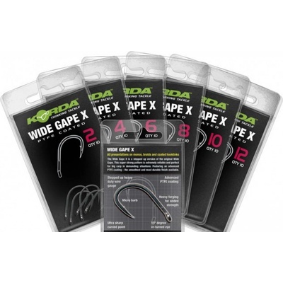 Korda Wide Gape X vel.10 10 ks