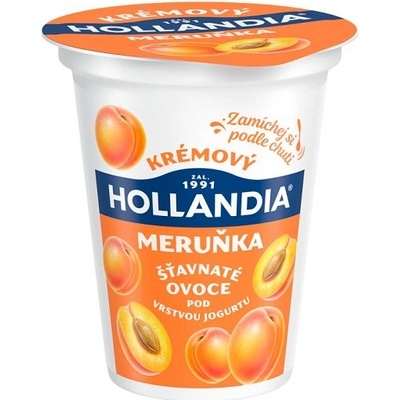 Hollandia Krémový jogut meruňka 150 g