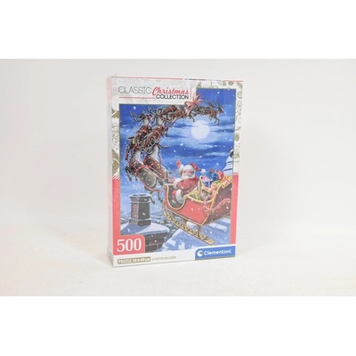 Clementoni Vianočné Christmas Midnight Sleigh Ride 500 dielov